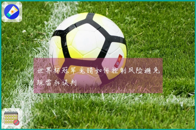 世界杯冠军竞猜如何控制风险避免踩雷和误判